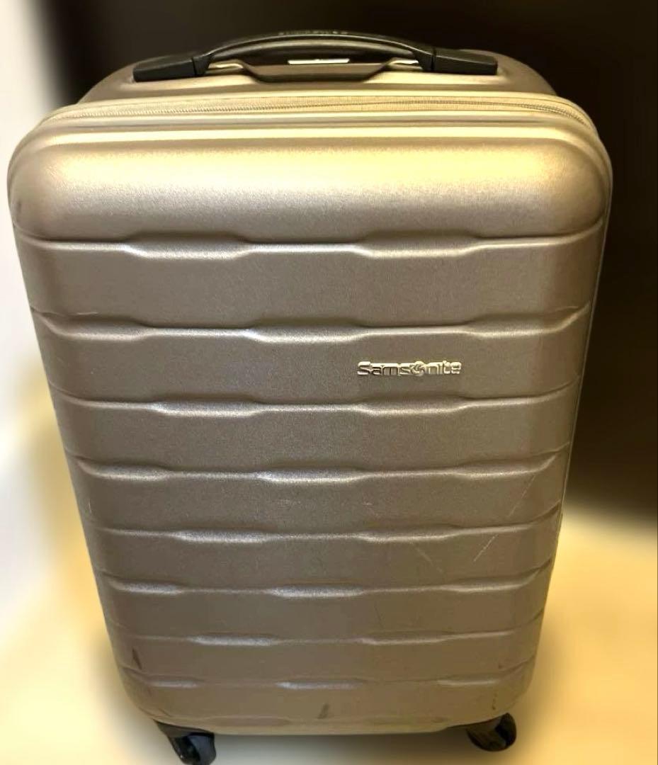 Samsonite グレー キャリーカート TSAロック付き