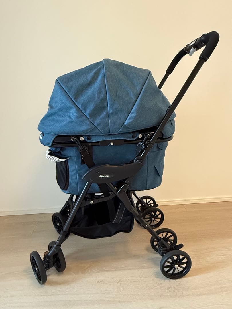 コムペット ペットカート ミリミリEGロング　デニムブルー