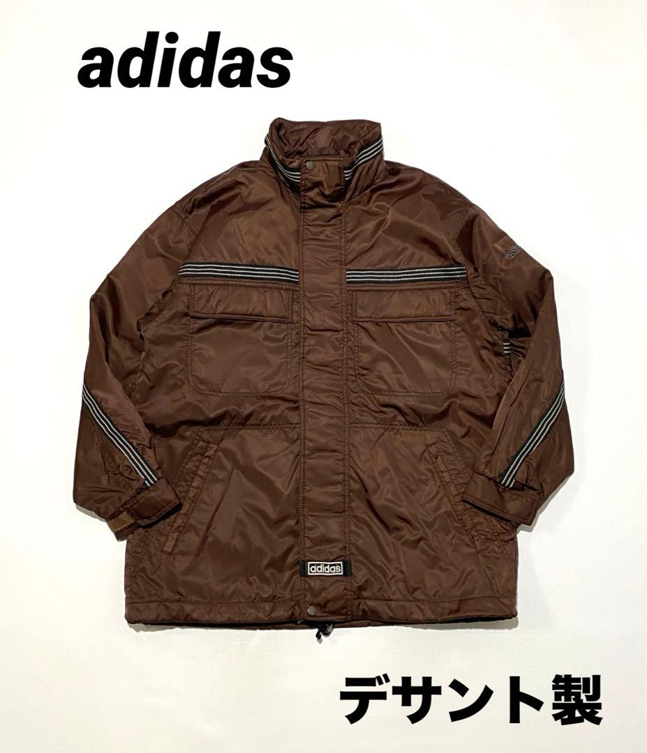 90’s ビンテージ デサント製 アディダス ナイロンジャケット 中綿