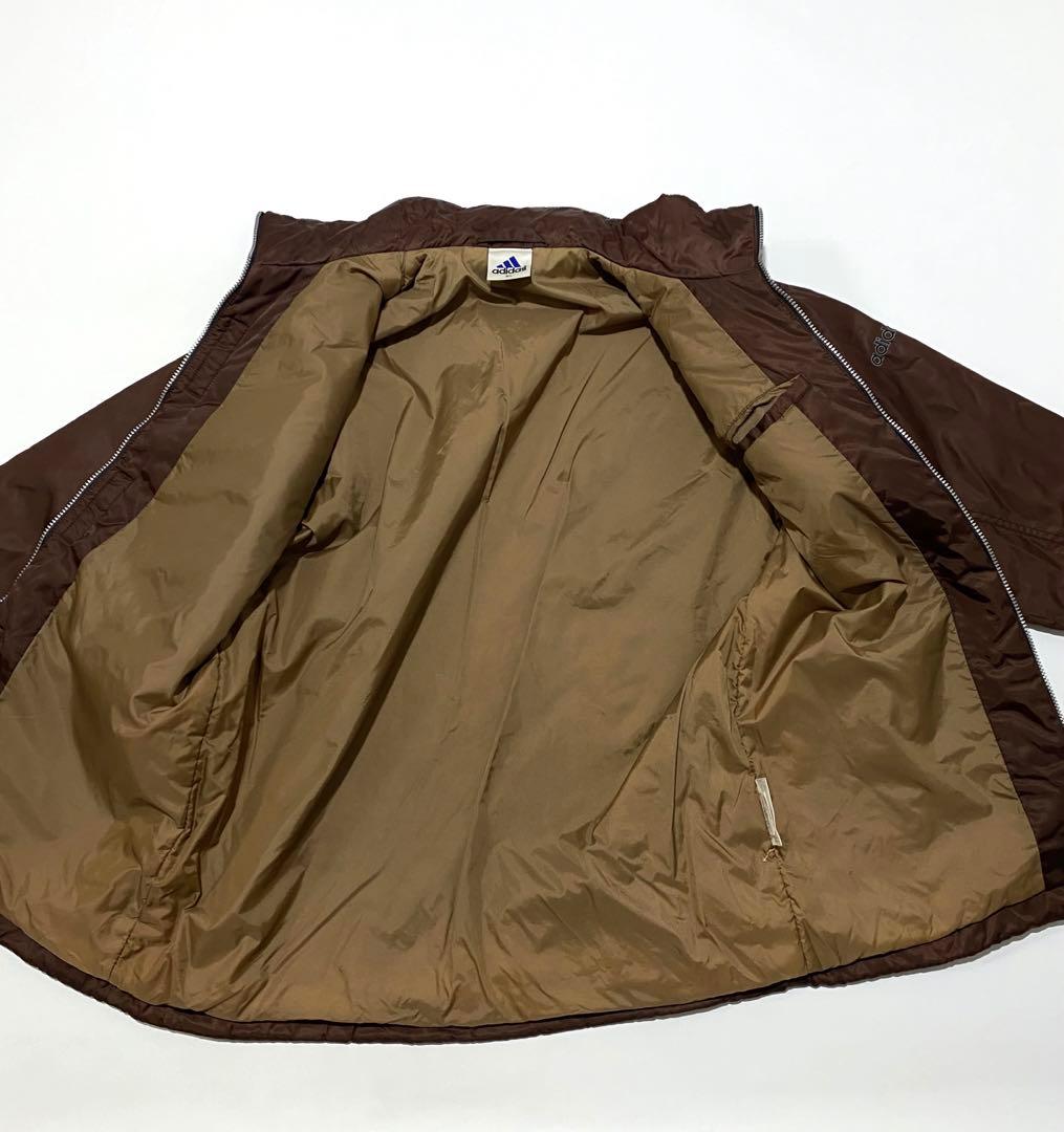 90’s ビンテージ デサント製 アディダス ナイロンジャケット 中綿