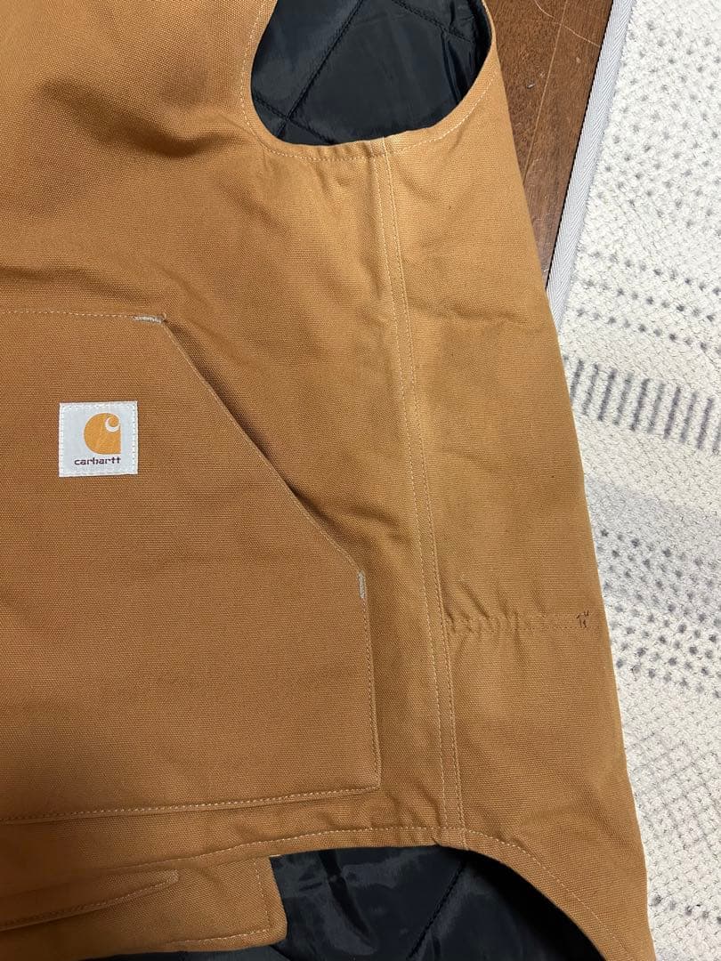 80s carhartt カーハート duck vest large tall