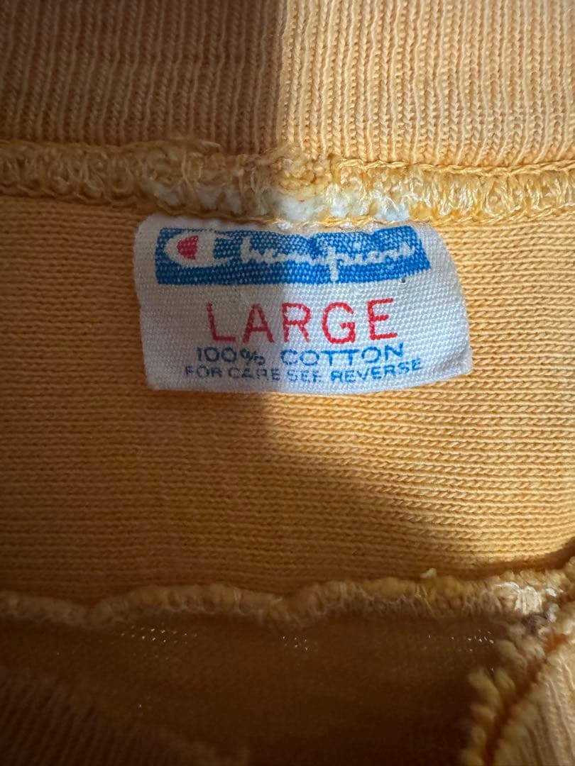 チャンピオン　バータグ　フットボールtシャツ 70s