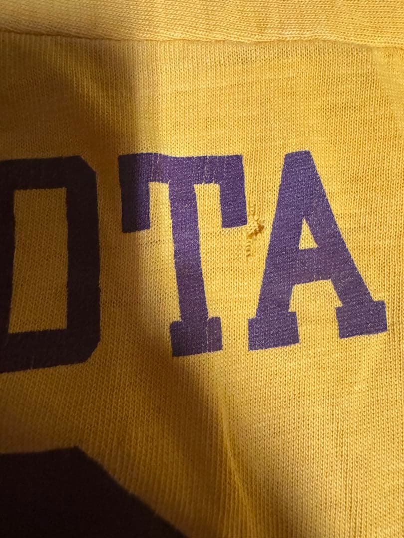 チャンピオン　バータグ　フットボールtシャツ 70s