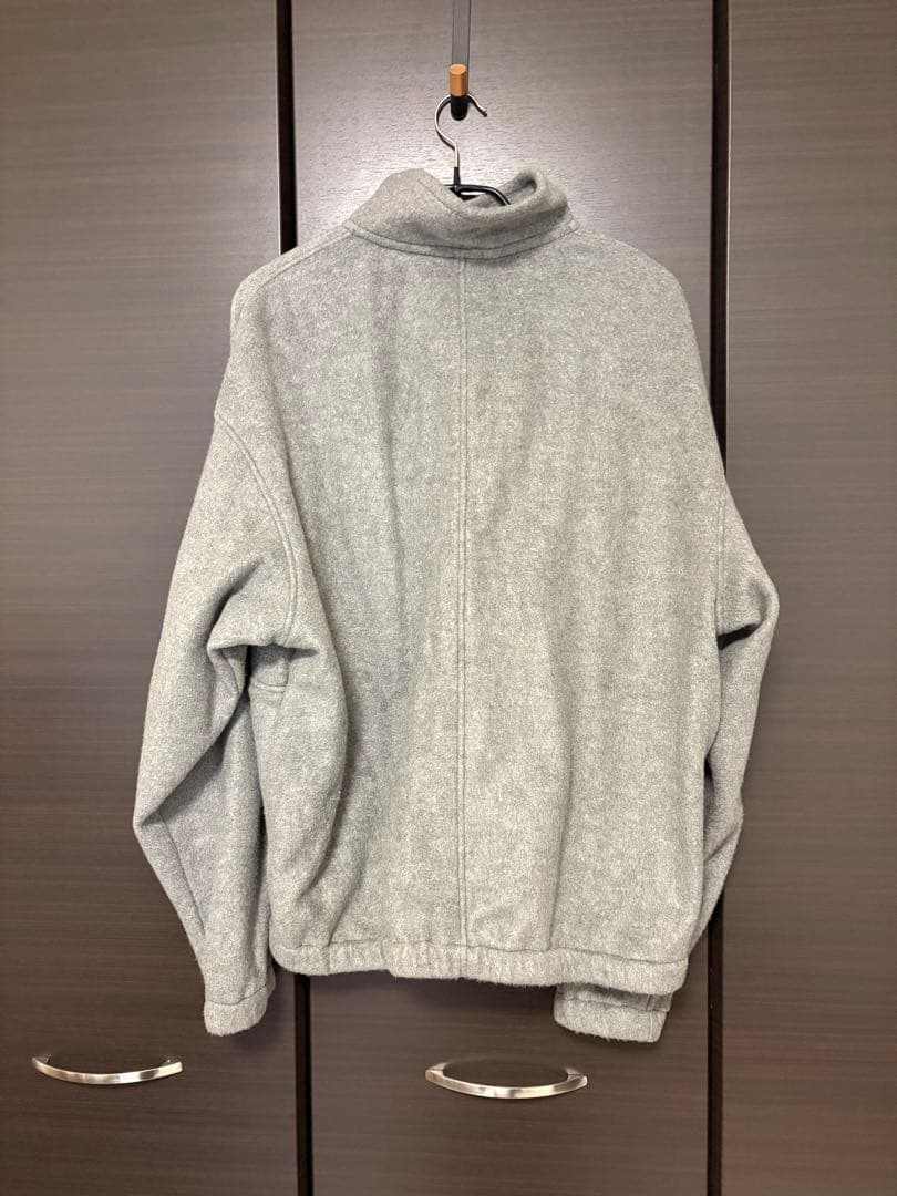 AURALEE シルクフリースハーフジップP/O A25AP02SF size3