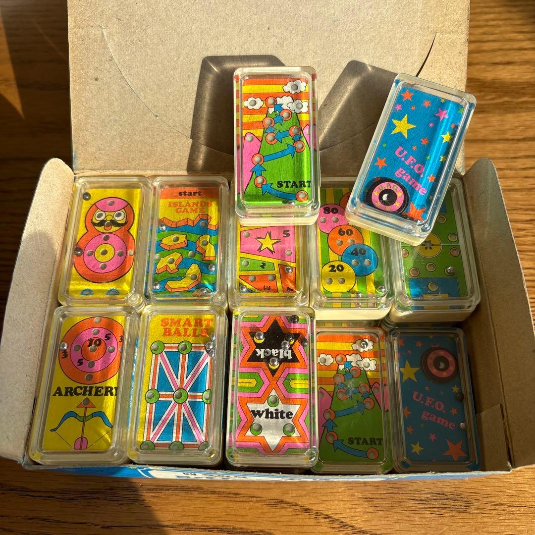 昭和レトロ　ピンボール風　消しゴム　箱入り！20個入り
