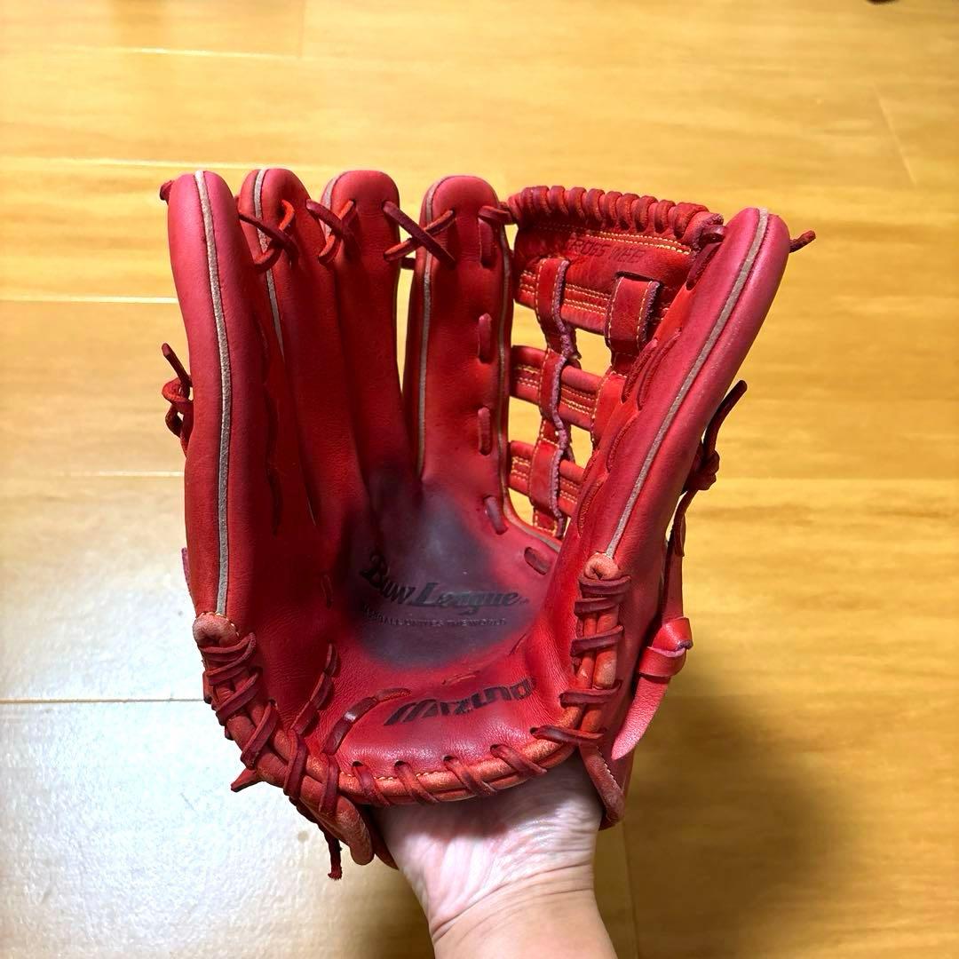 野球グローブ　ミズノ　軟式　左投げ　ビューリーグ　ビッグエム