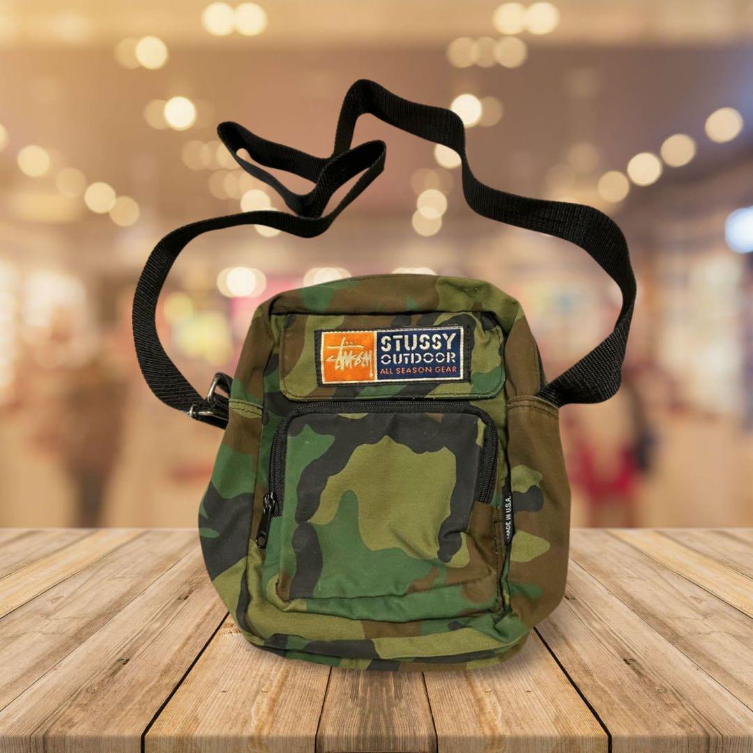 オールドステューシー　STUSSY カモフラージュ ショルダーバッグ