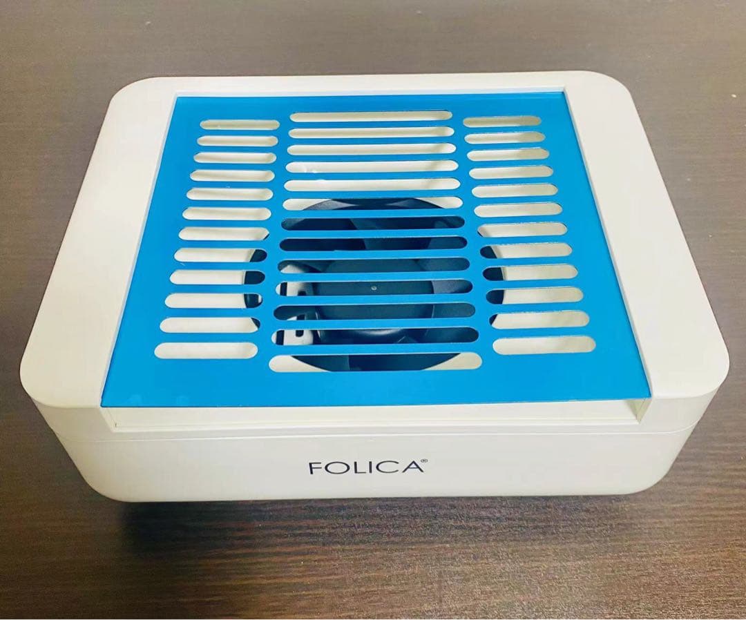 ジェルネイル　ネイルマシーン　ダストコレクター　グレー　プチプラ　フォリカ