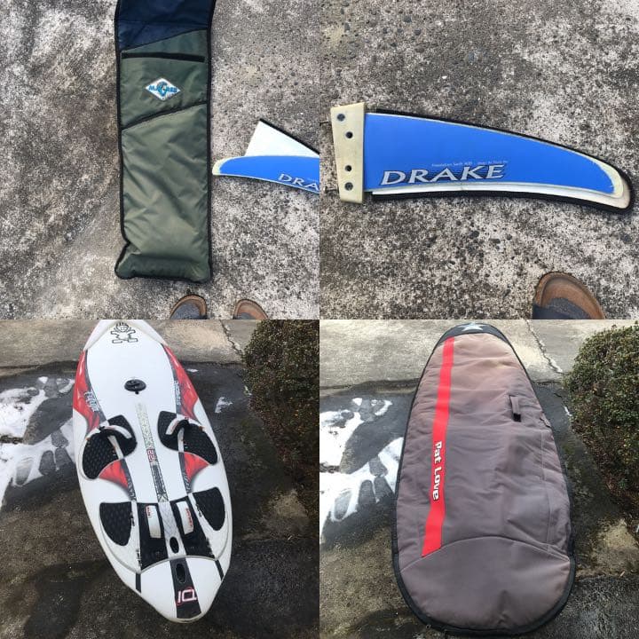 ウィンドサーフボード　Futura 122 フィン、ボードケース付き