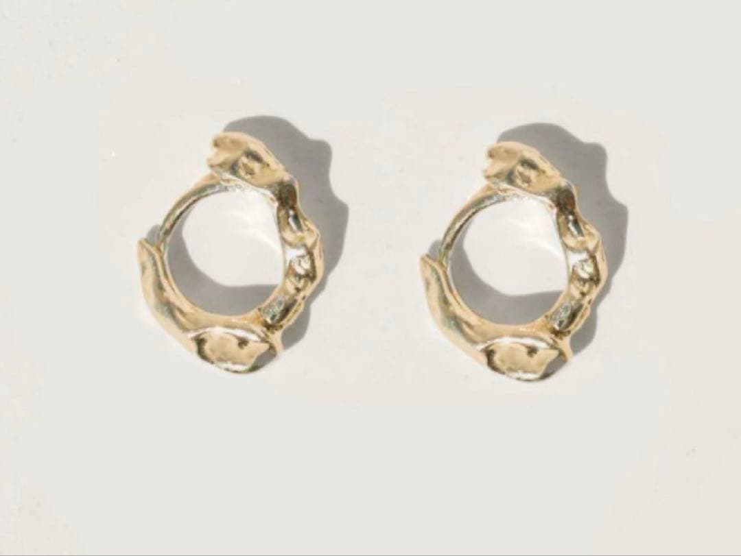 【片耳】PLUIE プリュイ ヘレンシアリザーピアス 10K