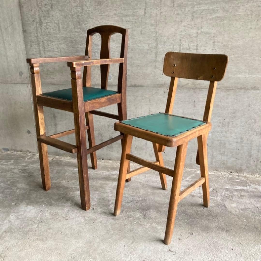 オールドマルニ チェア 椅子 背もたれ 木製 家具 レトロ ヴィンテージ