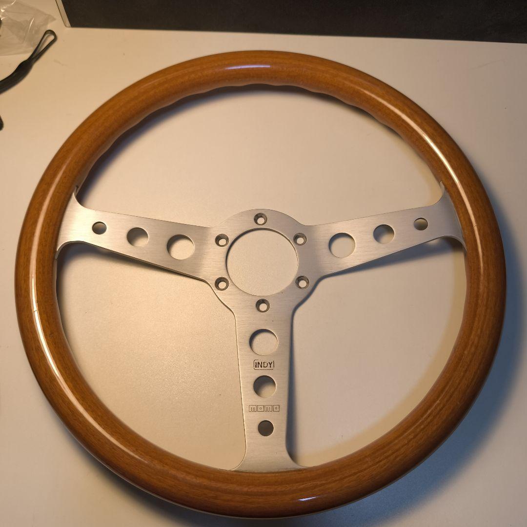 MOMO INDY ステアリングホイール 3スポーク 34CM