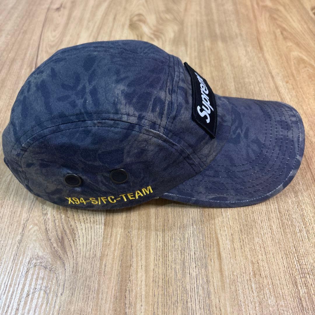 Supreme ダークグレー迷彩キャップ