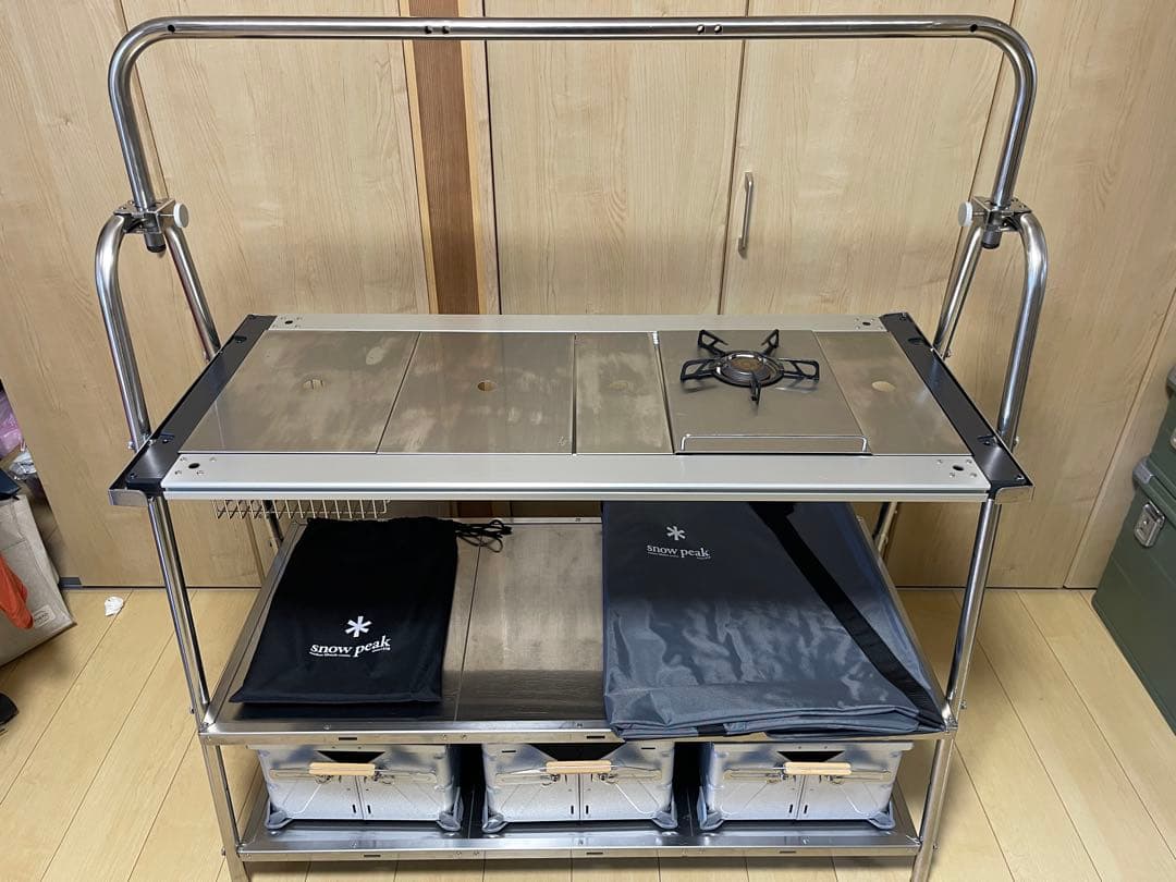 【K】【コンプリートセット】スノーピーク　ステンレスキッチンテーブル