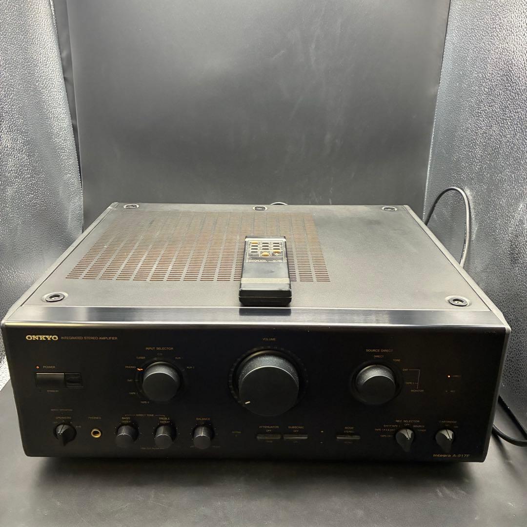 【通電確認済み】ONKYO オンキョー Integra A-917F ジャンク