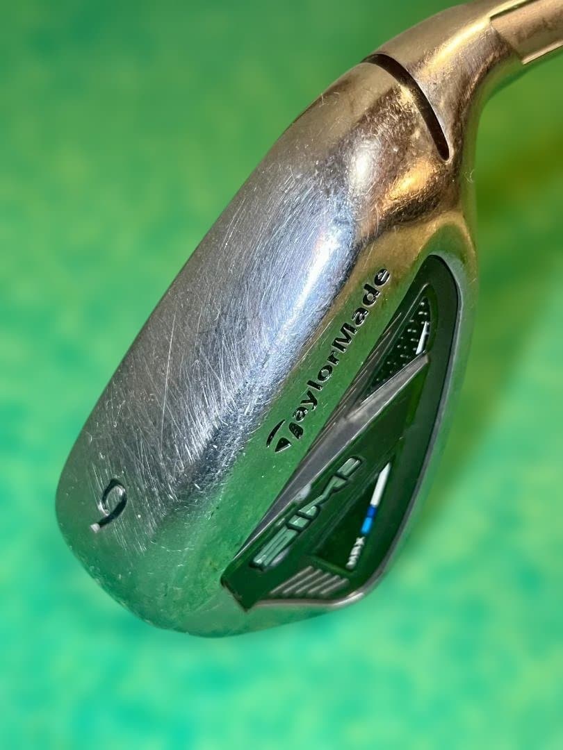 【TaylorMade　SIM2　MAX　アイアン　KBS-S　5本セット】中古