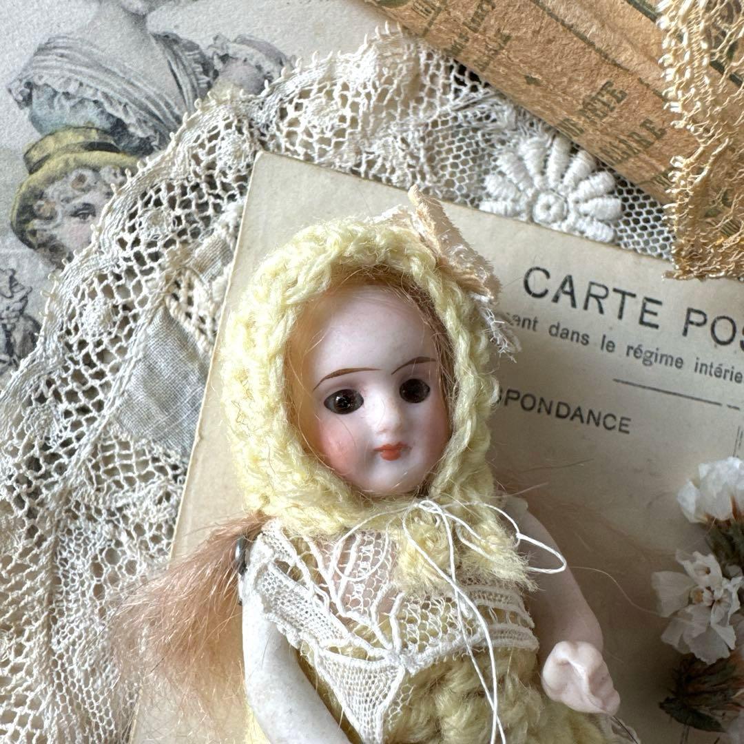 ドイツアンティークミニョネット　オールビスクドール　アンティークドール
