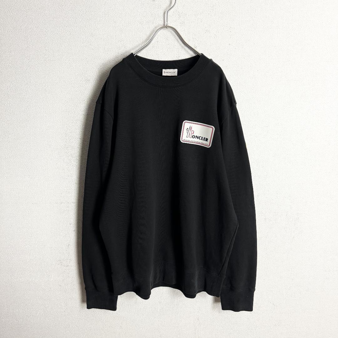 【超高級モデル☆ワッペン☆ラバーロゴ】モンクレール 刺繍 スウェット トレーナー