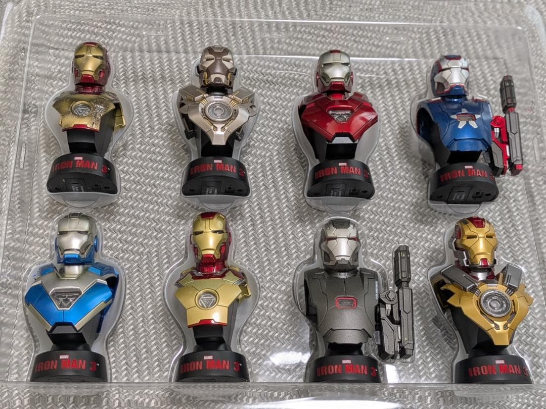 アイアンマン3 デラックスセット バスト8体セット ホットトイズ