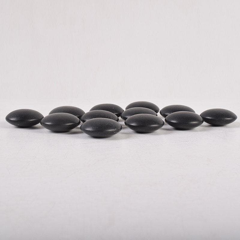 囲碁　碁石　本蛤碁石　那智黒碁石　碁笥　一套　V　R8902