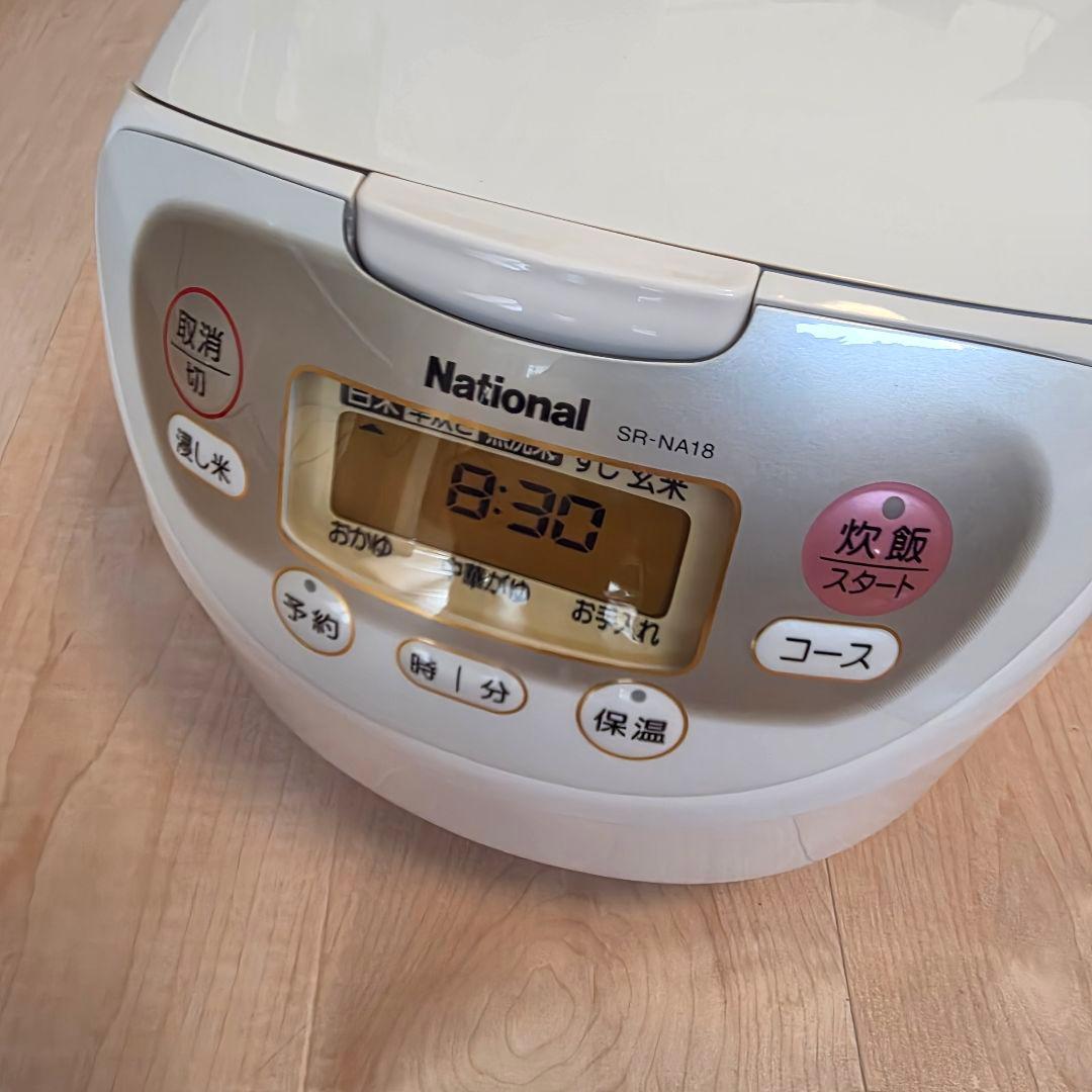 【未使用品】 National SR-NA18-C 炊飯器