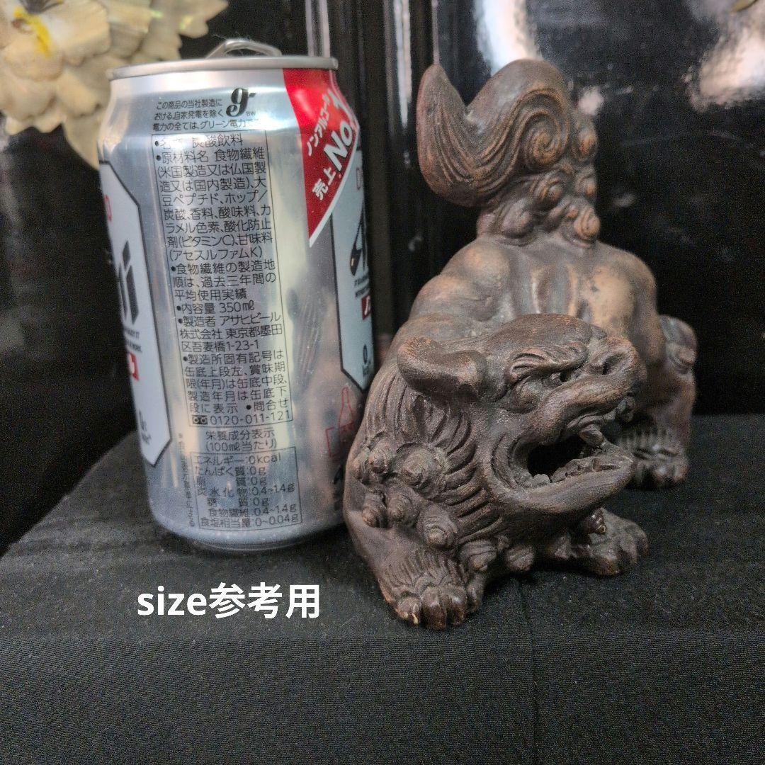 縁起物★威風堂々★備前焼★狛獅子★獅子★骨董品 古美術