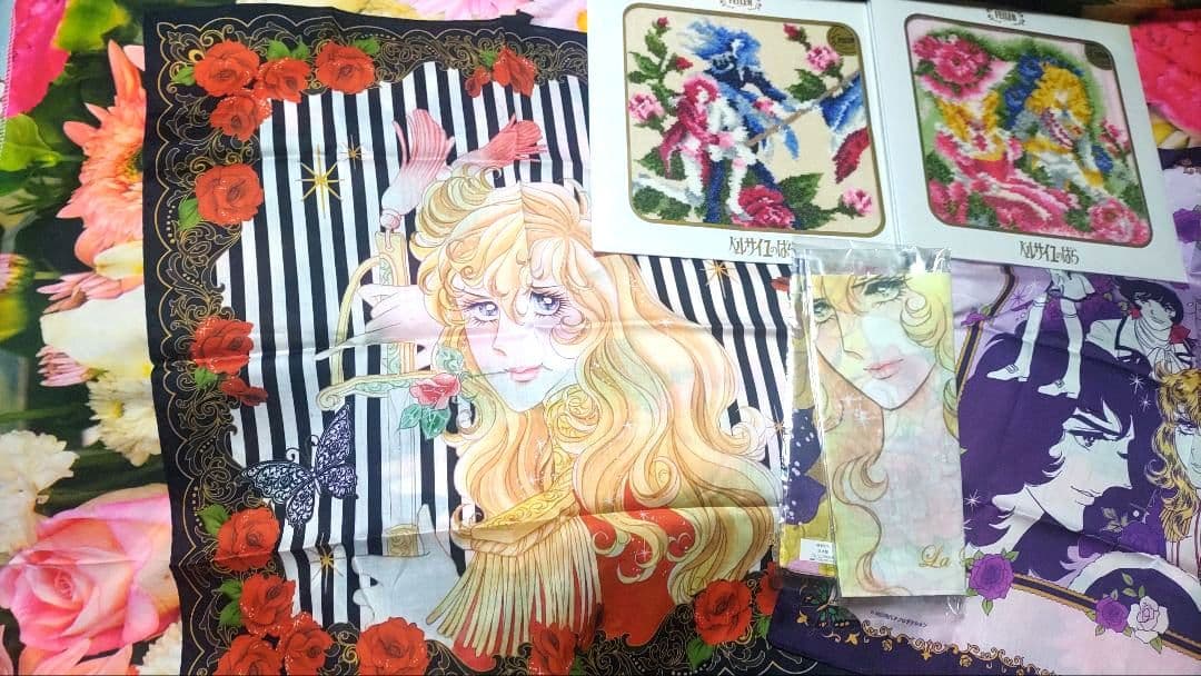 ベルサイユのばら　FEILER　アナスイ等　限定（完売品）のハンカチ　５点セット