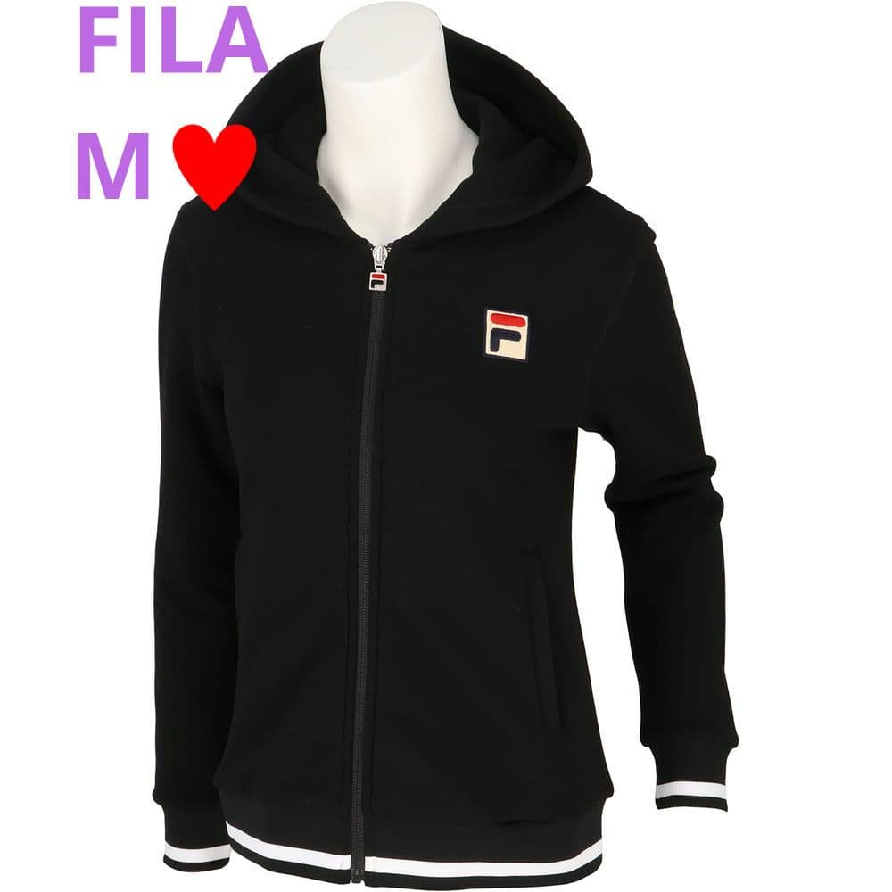 FILA テニスウェア フルジップアップパーカー M 長袖 フィラ ウェア