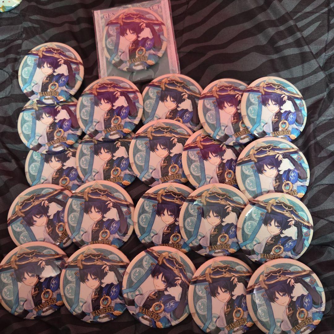 原神 スカラマシュ 缶バッジ 22個