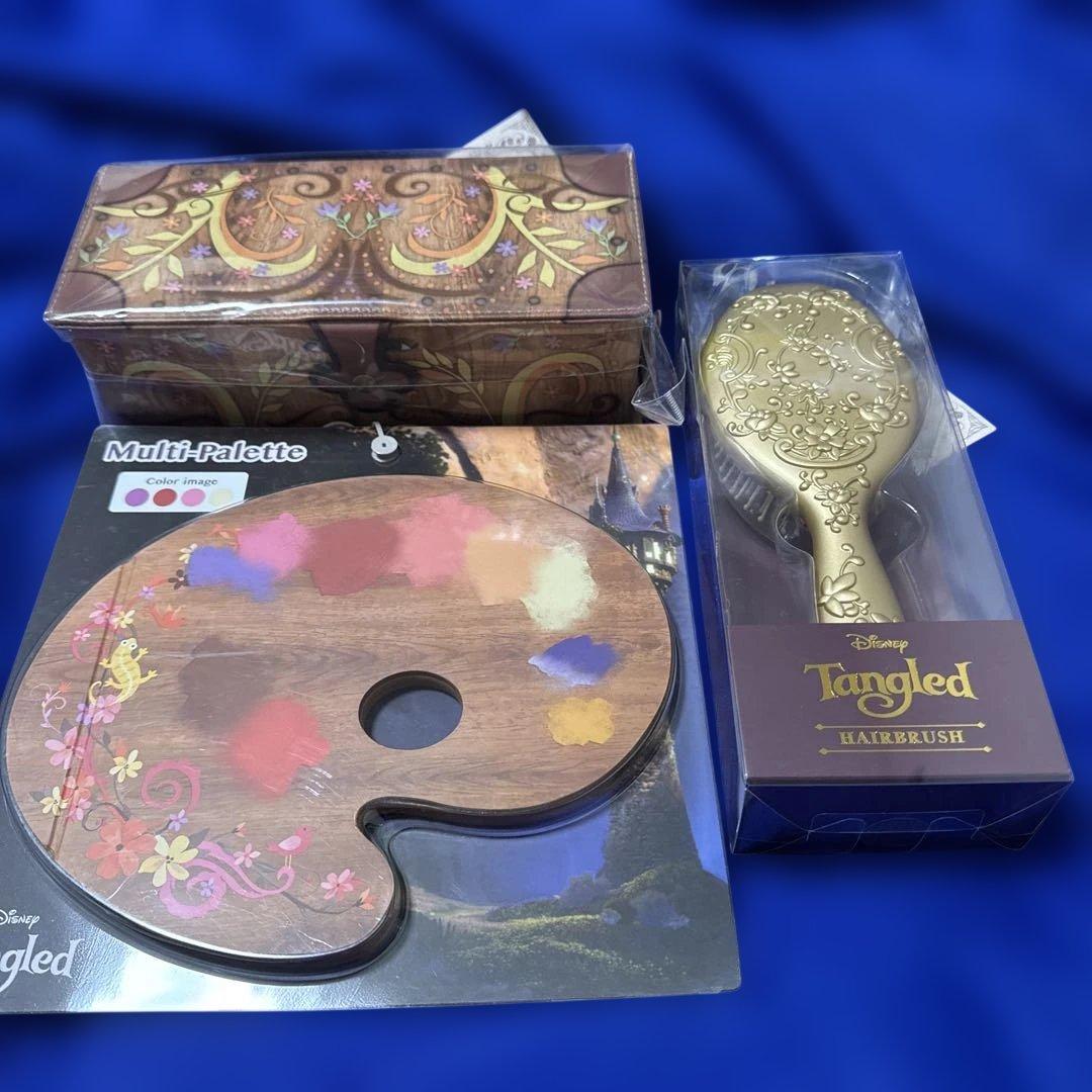 しまむら　ちはる　ラプンツェル　ヘアブラシ　マルチパレット　メイクブラシセット