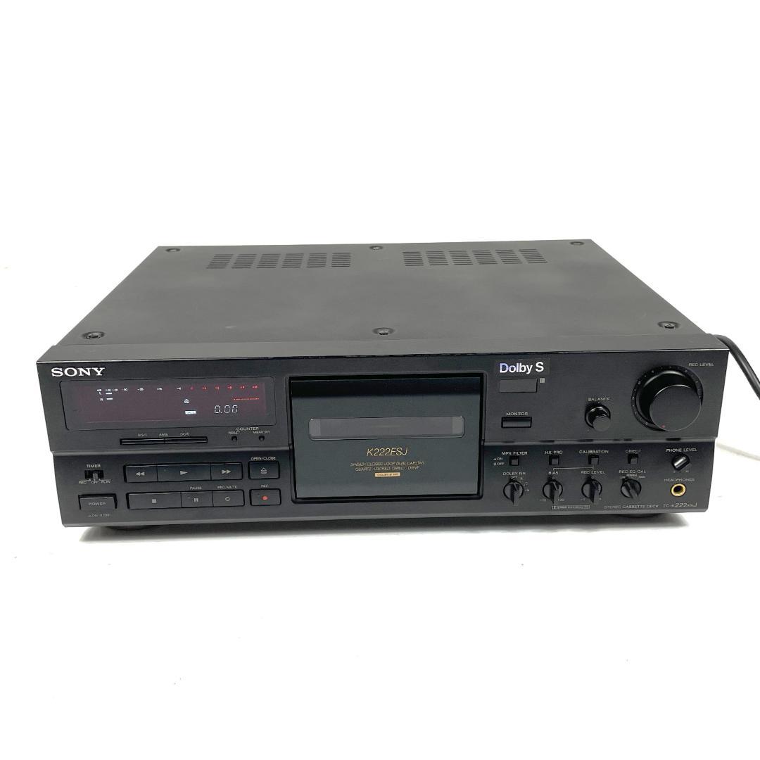 ソニー TC-K222ESJ カセットデッキ Dolby S
