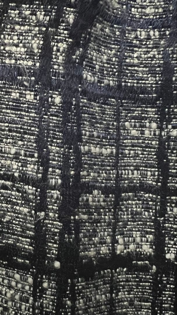 チェックツイード JSK 紺色