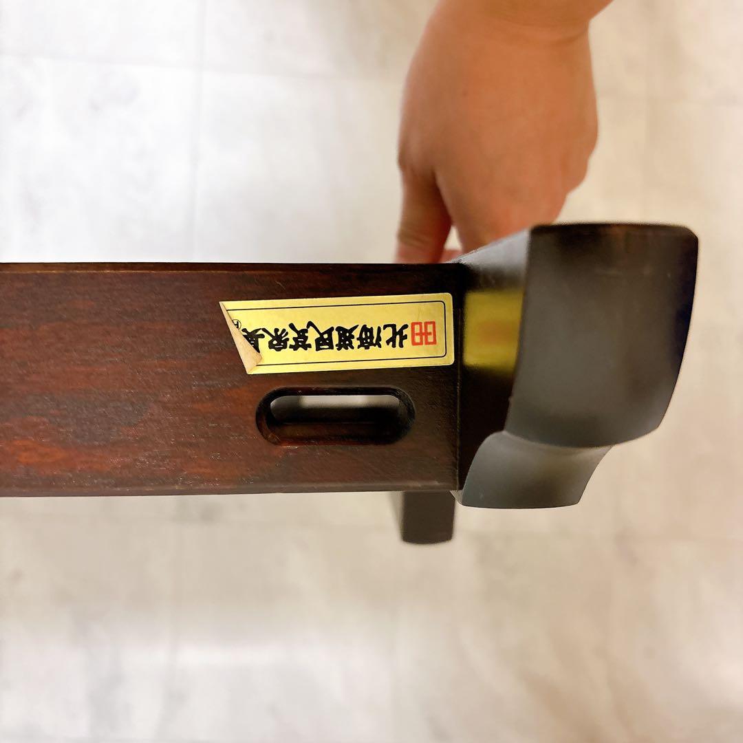 北海道民芸家具　2脚セット　座椅子　折りたたみ　ローチェア　樺材　木製　和室