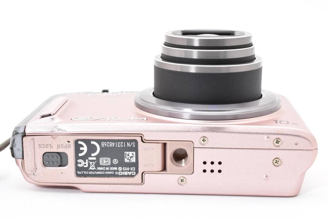 美品 カシオ　CASIO EXILIM EX-H15 ピンク ＃A366