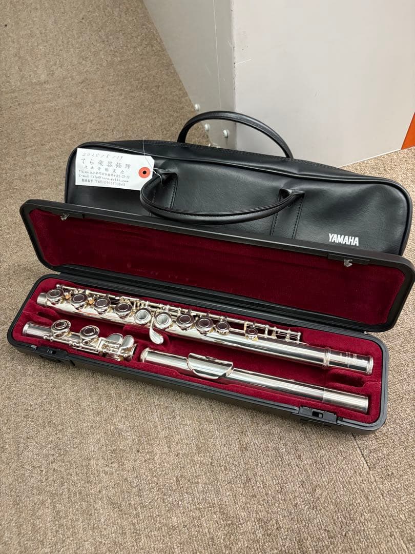【極美品】YAMAHA フルート YFL-211SⅡ 銀メッキ メンテナンス済み