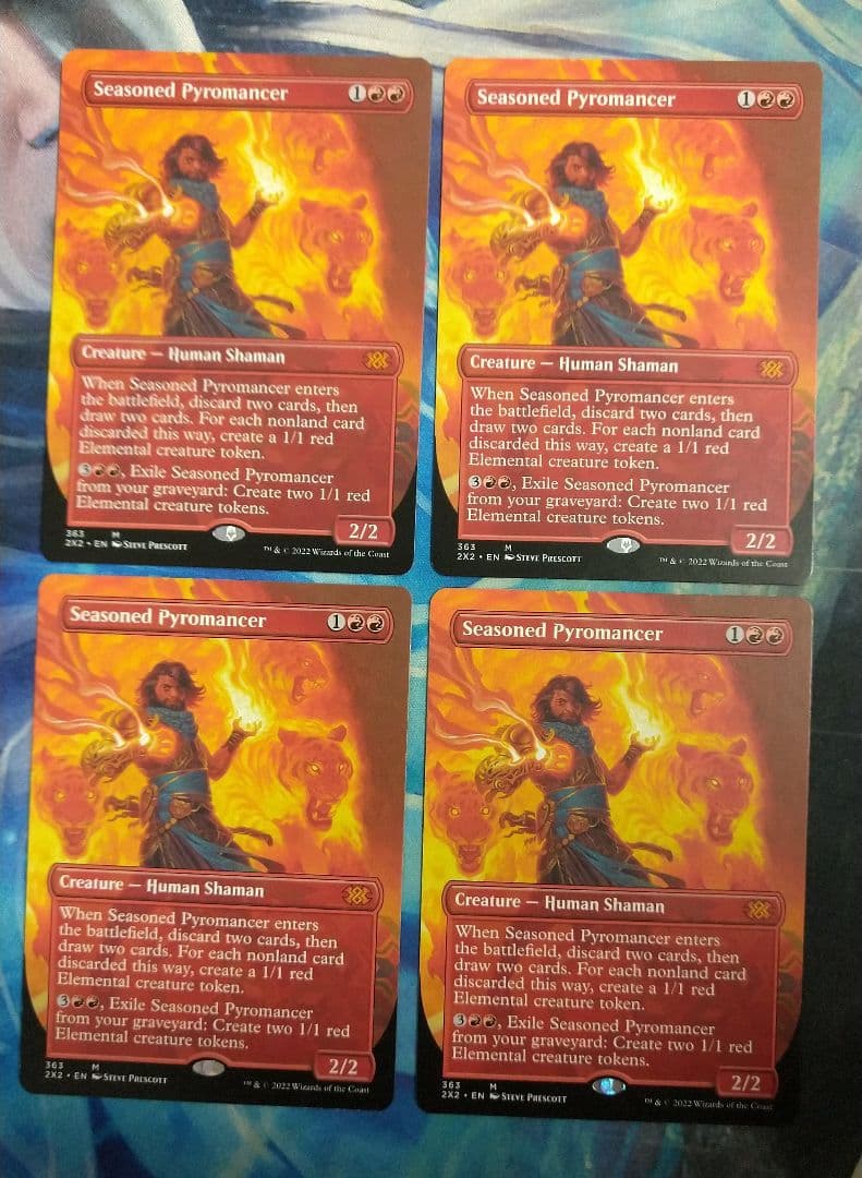 MTG 歴戦の紅蓮術士 2X2 ボーダーレス 英語版4枚