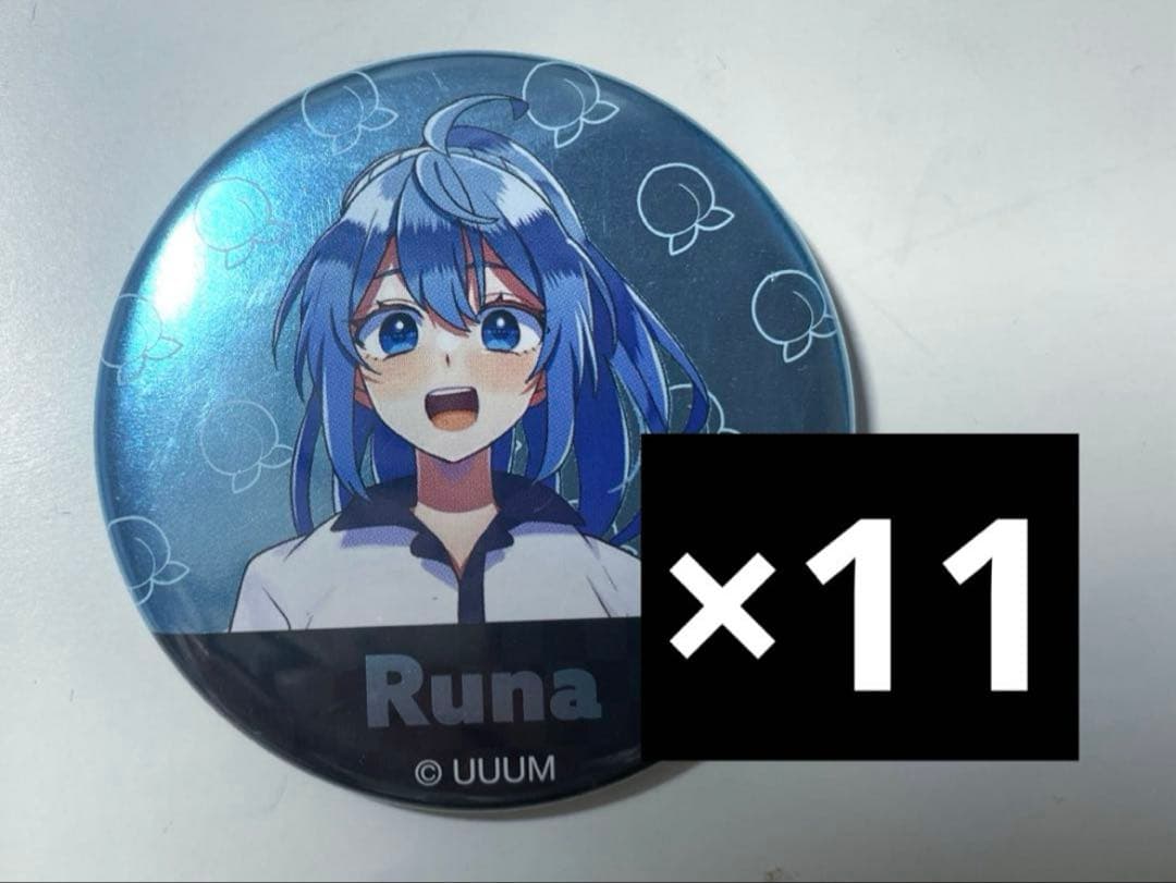 カラフルピーチ　るな　メタル缶バッジ