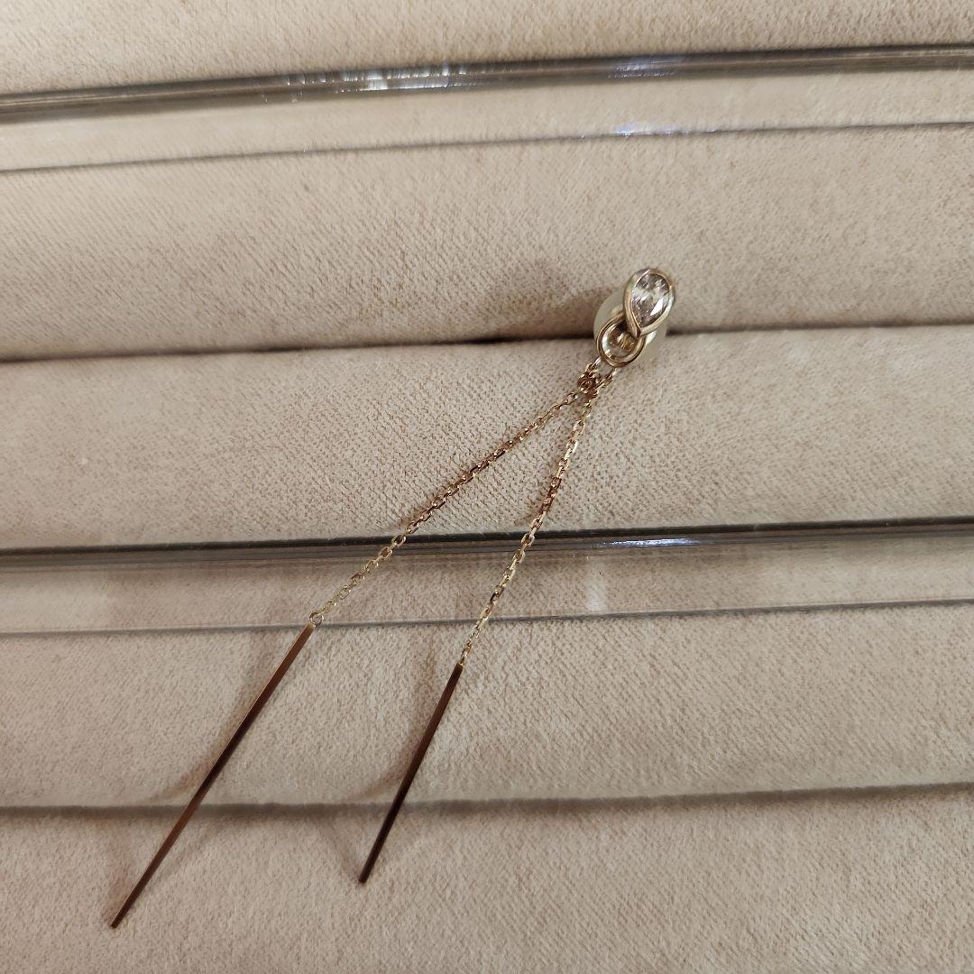 カシケイ　ダイヤモンドピアス片耳用