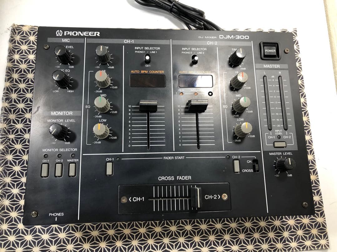 pioneer dj パイオニア　DJM-300 フェーダーメンテナンス