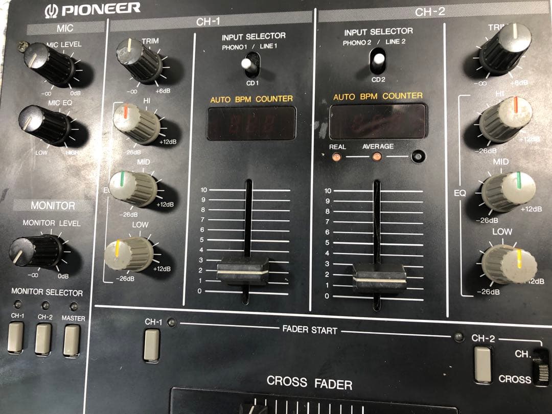 pioneer dj パイオニア　DJM-300 フェーダーメンテナンス