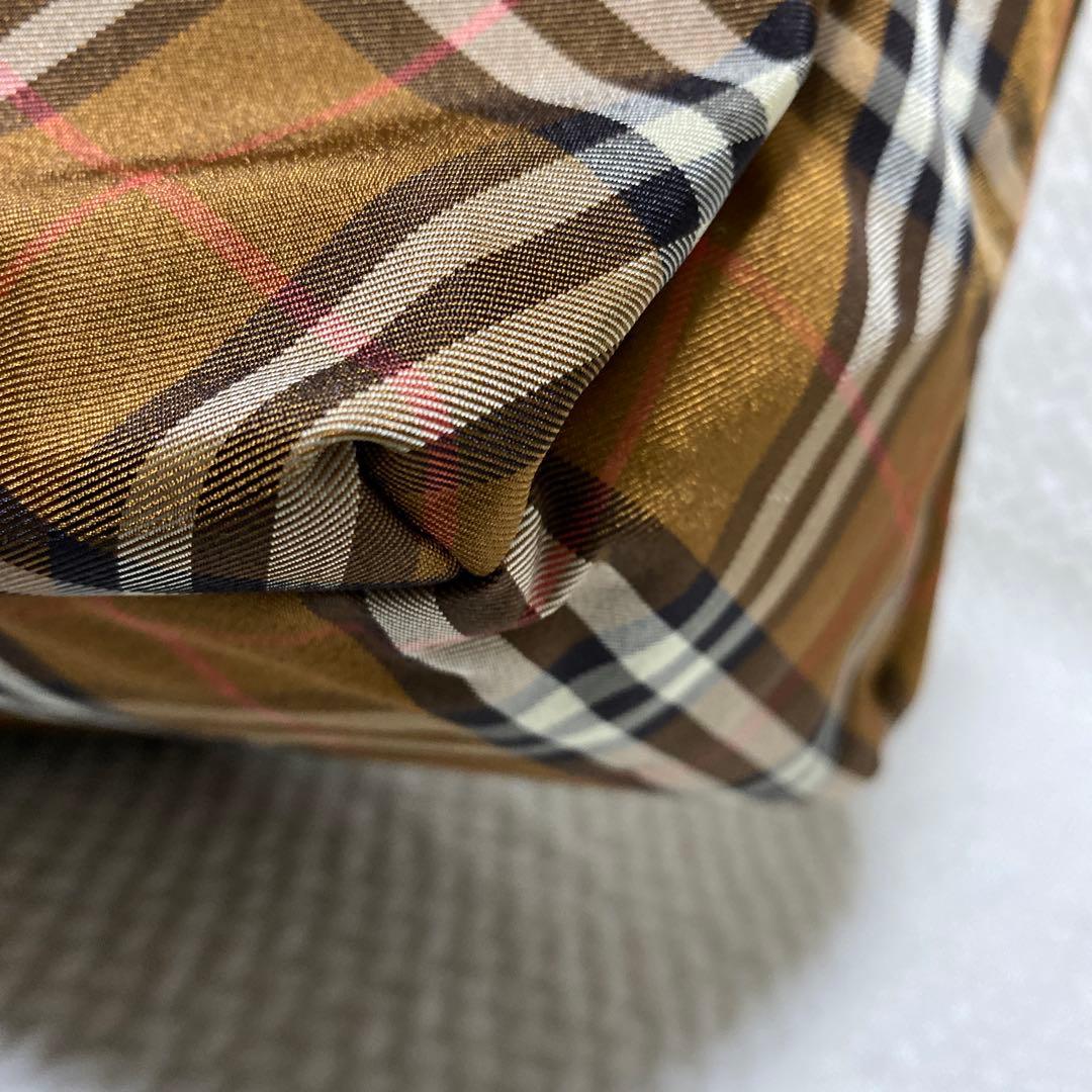 未使用 Burberry バーバリーブルーレーベル ノバチェック ハンドバッグ