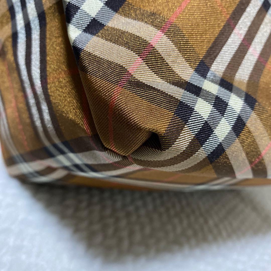 未使用 Burberry バーバリーブルーレーベル ノバチェック ハンドバッグ