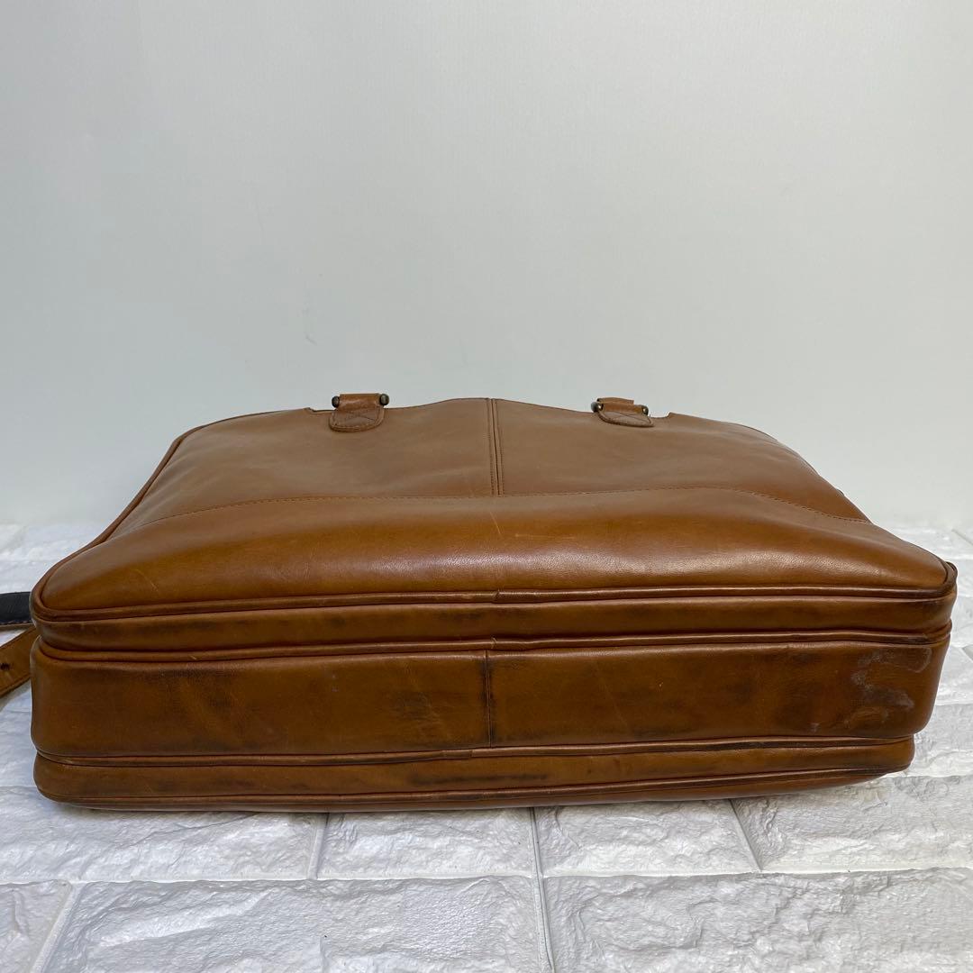 エルエルビーン　ビジネスバッグ　ブリーフケース　2WAY レザー　ブラウン