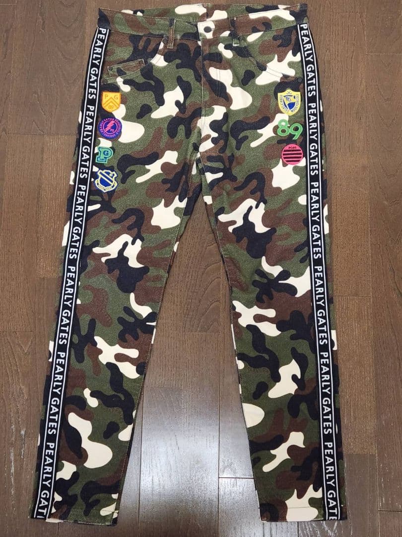 パーリーゲイツ　カモフラパンツ