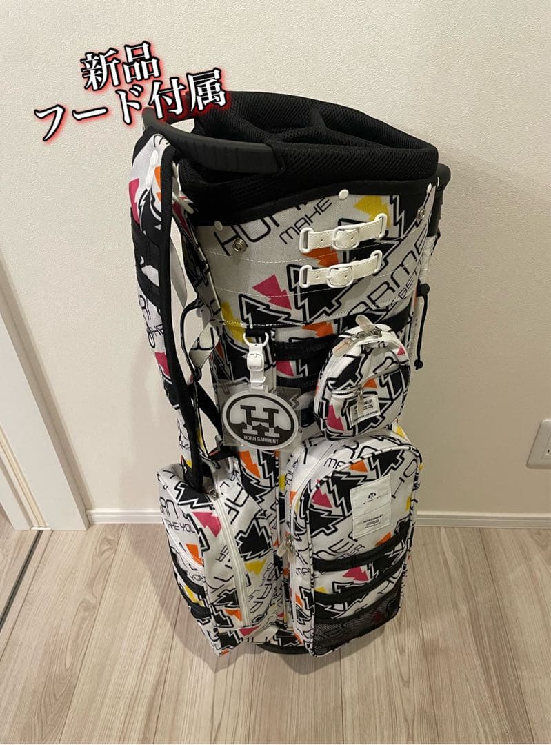 新品　HORN GMT ホーン ガーメント ホワイト　キャディバッグ