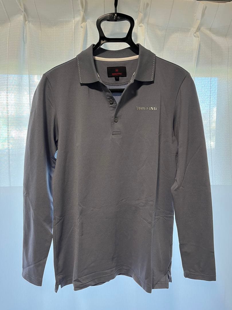 【S】BRIEFING GOLF ベーシック長袖ポロ