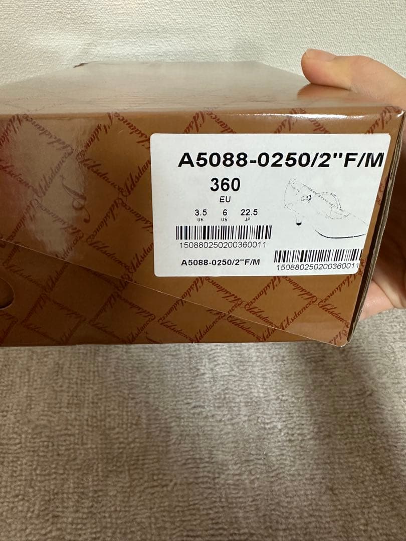 社交ダンス　ADSダンスシューズ 22.5cm コントアヒール5cm