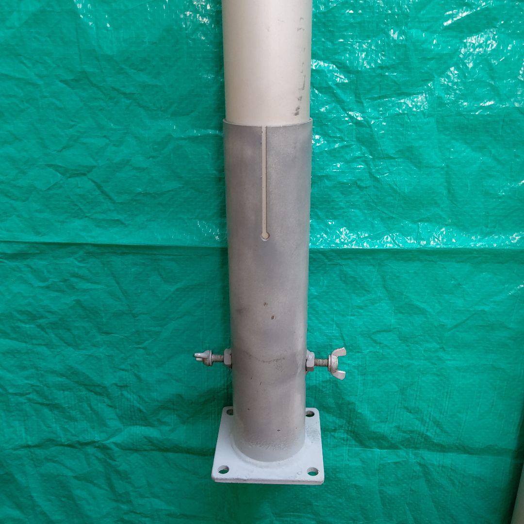 フジインダストリー アンテナポール 6段 PAF-612E 埋め込ベース付き