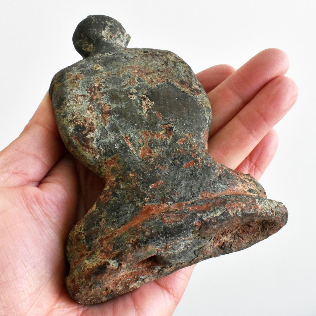 8〜10世紀頃 東南アジア タイ青銅製仏像 /古美術 古銅 鋳造 金銅仏 ブッダ