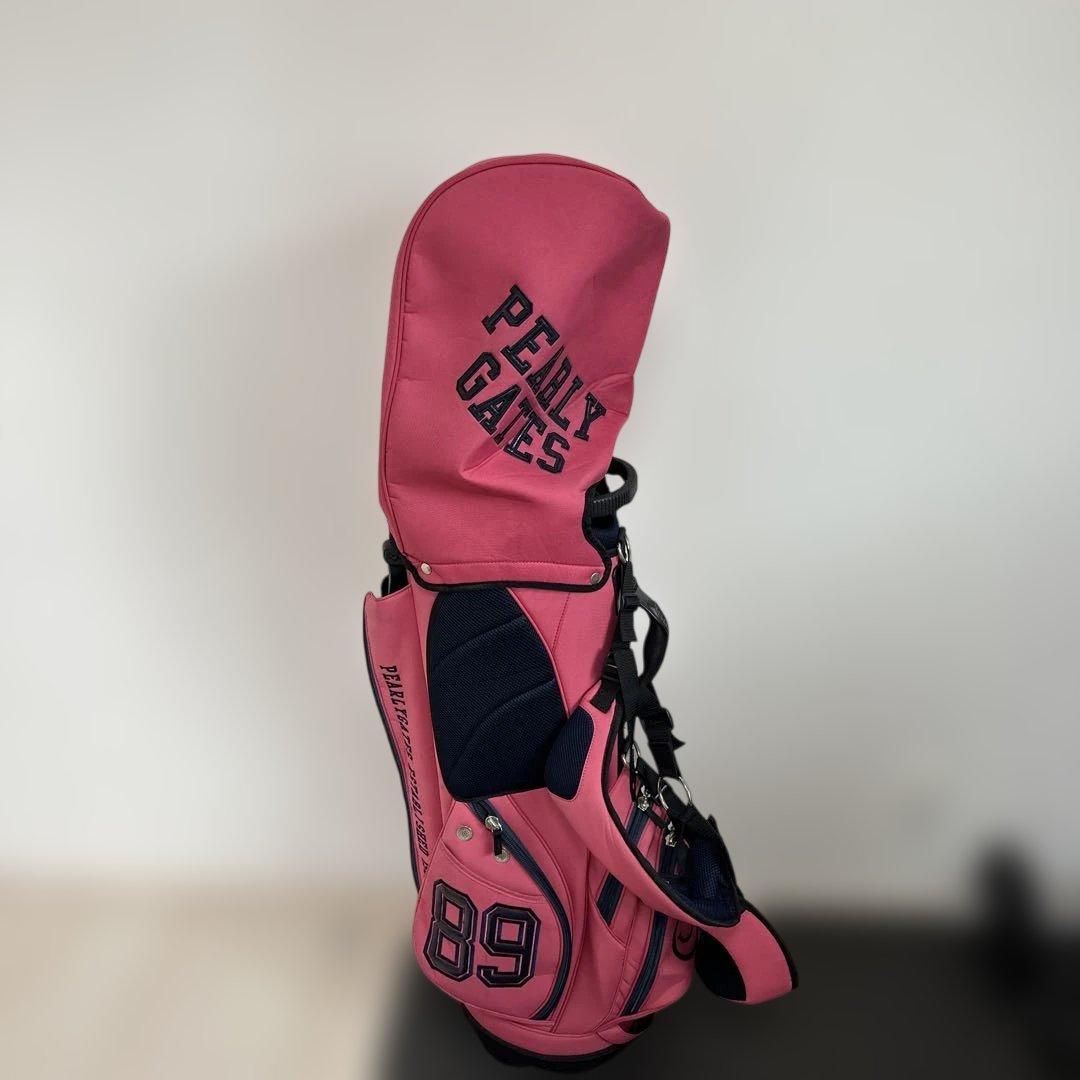 パーリーゲイツ スタンド式キャディバック ピンク